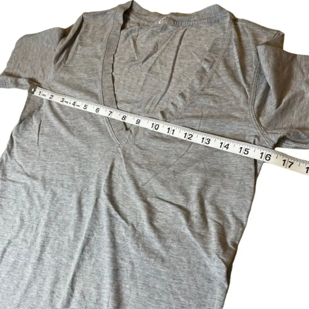 Lululemon Love Tee IV Heathered Arctic Grey White Size Small‎ - Picture 6 of 10